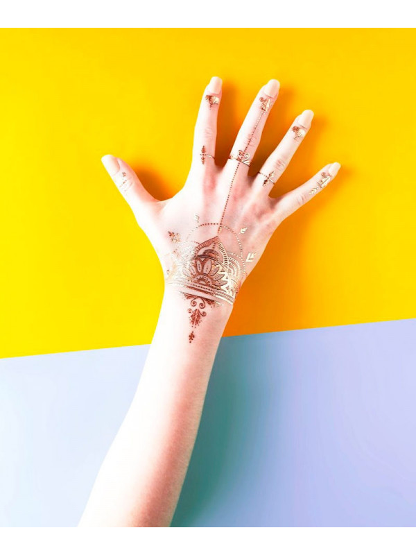 Tatouage éphémère - Henna Gold