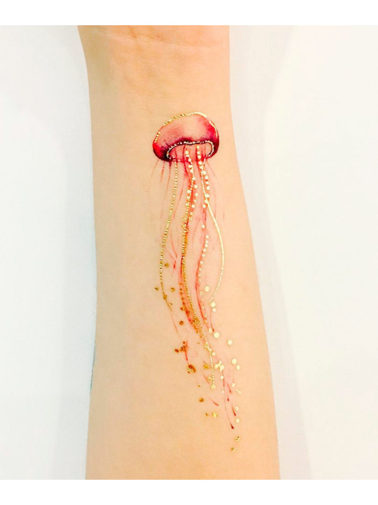 Tatouage éphémère - Jellyfish