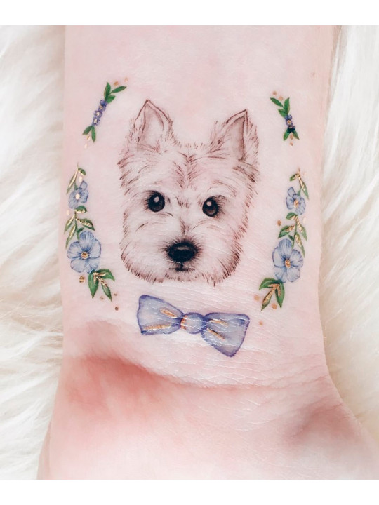 Tatouage éphémère - Puppy Love