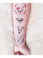 Tatouage éphémère - Puppy Love