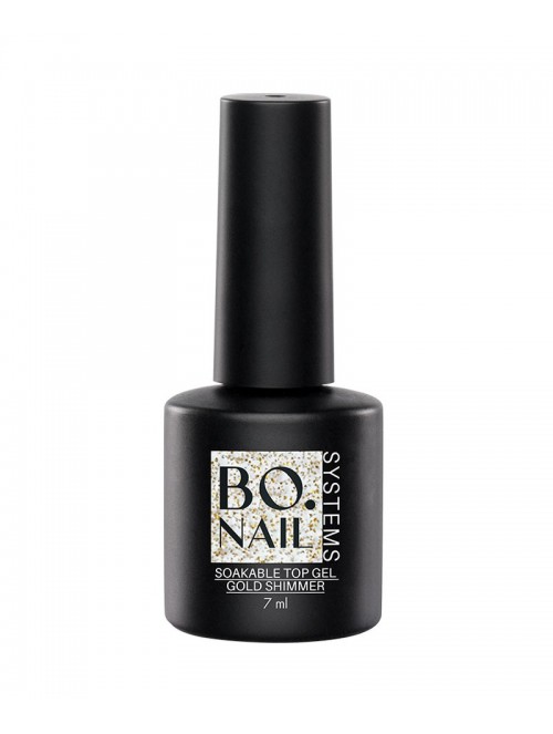 BO Nail Top coat hema free vegan - Silver shimmer