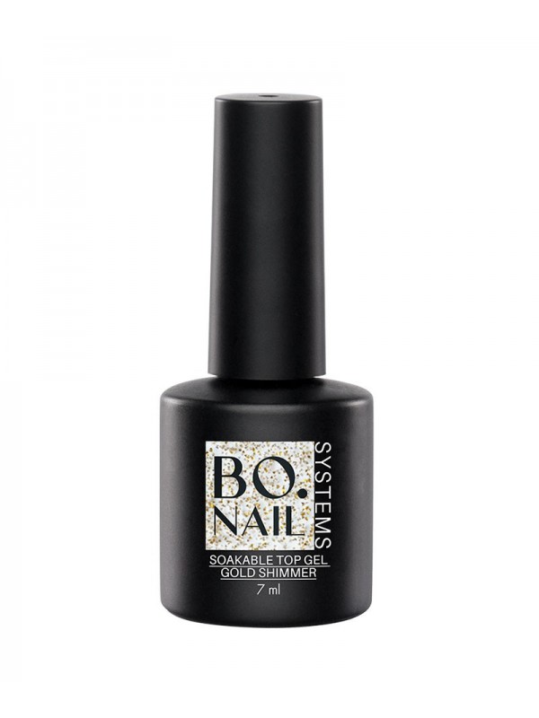 BO Nail Top coat hema free vegan - Silver shimmer