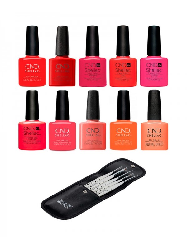 Pack Shellac 10 couleurs The Summer Time Collection